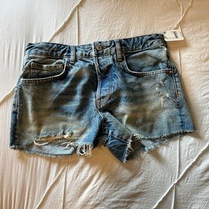 free people jean shorts!! new with tags <3